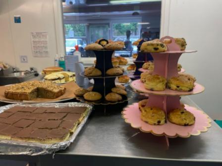 Sweet treats at the coffee morning