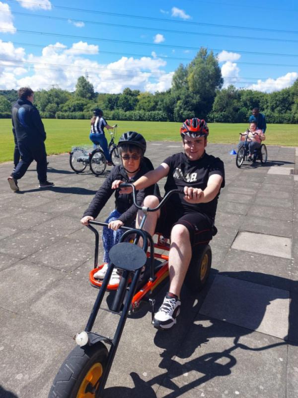 Journey clients experience adapted cycling in newcastle