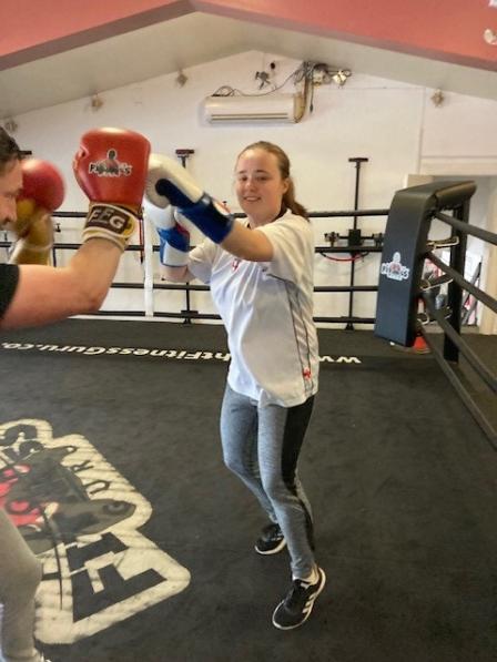 new boxing session is a hit with Coundon clients