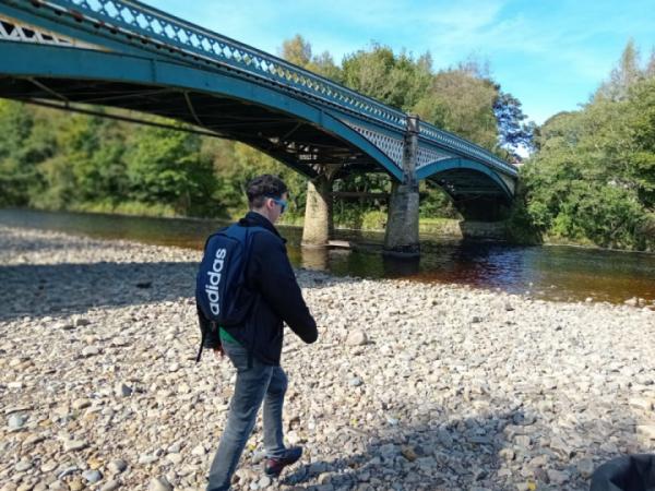 a snapshot of the river tyne: Journey Clients' visit haltwhistle