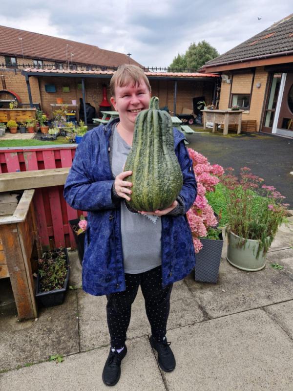 Newcastle Hub Garden homegrown-squash.