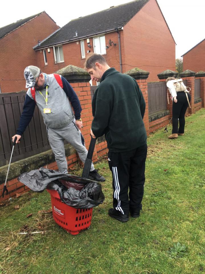 blyth litter pick nov 2024