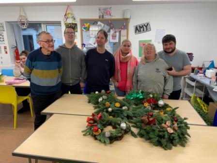 wreath making 1